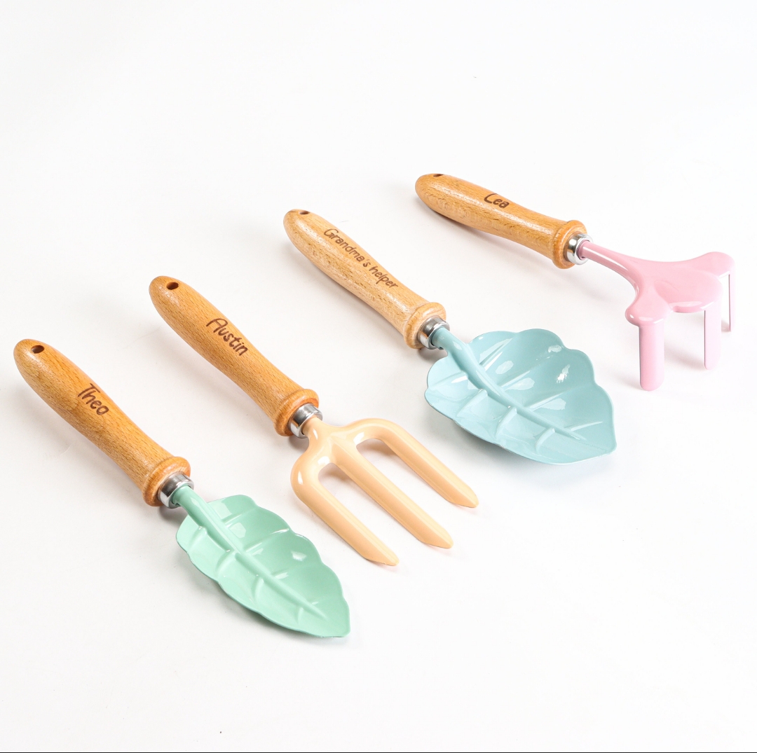 Gardening Tools Names For Kids - Personalized Kids Garden Tools Set for