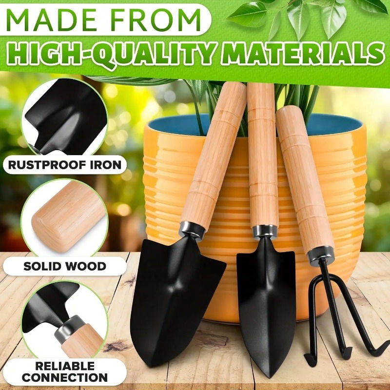 Gardening Tools Shovel - 3PC/1Set Mini Gardening Tools Set Portable