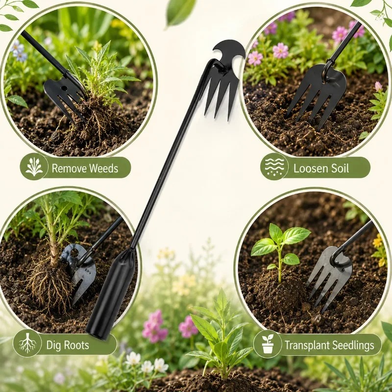2 in 1 Garden Rake Manual Seed - đánh giá và giá Gardening Tools Shovel