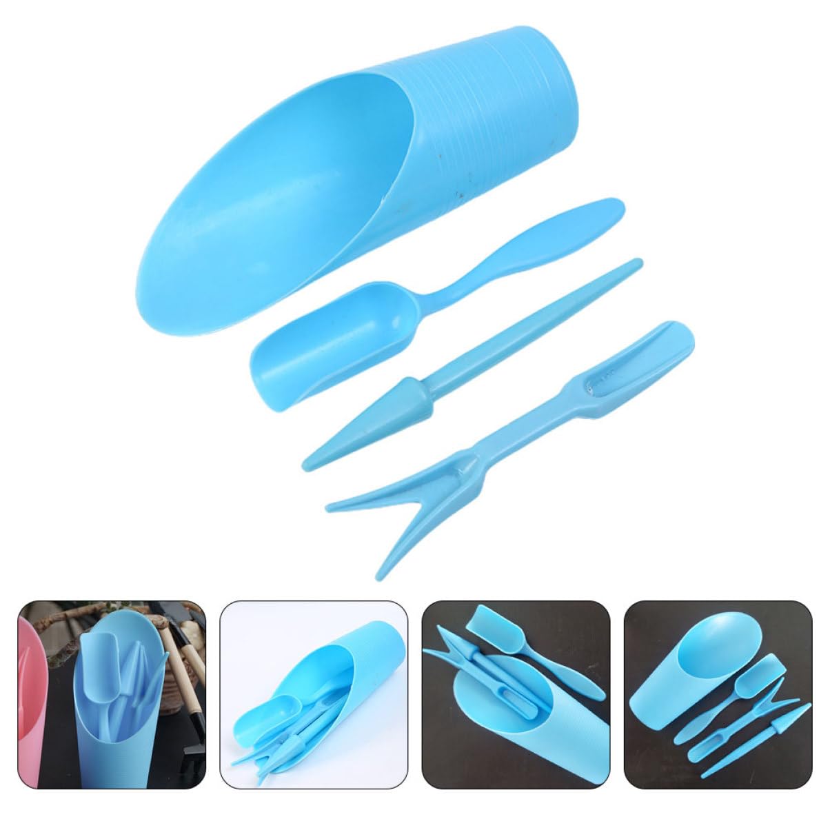 4pcs/set, Plastic Durable Buck - đánh giá và giá Gardening Tools Shovel