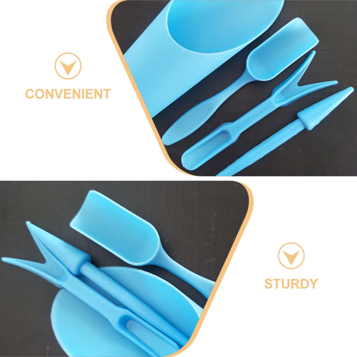 4pcs/set, Plastic Durable Buck - đánh giá và giá Gardening Tools Shovel