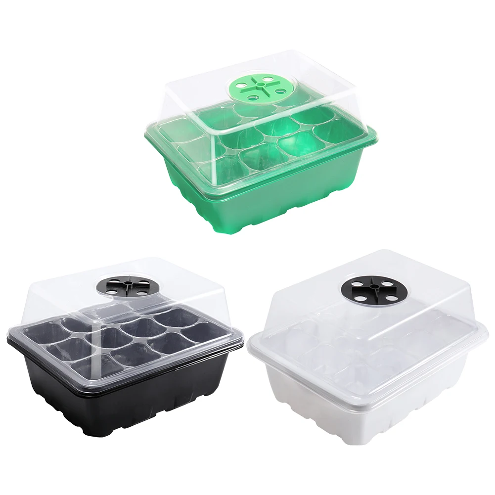 Seed Tray 12 Holes Cell Propag - đánh giá và giá Propagation Tray Dome