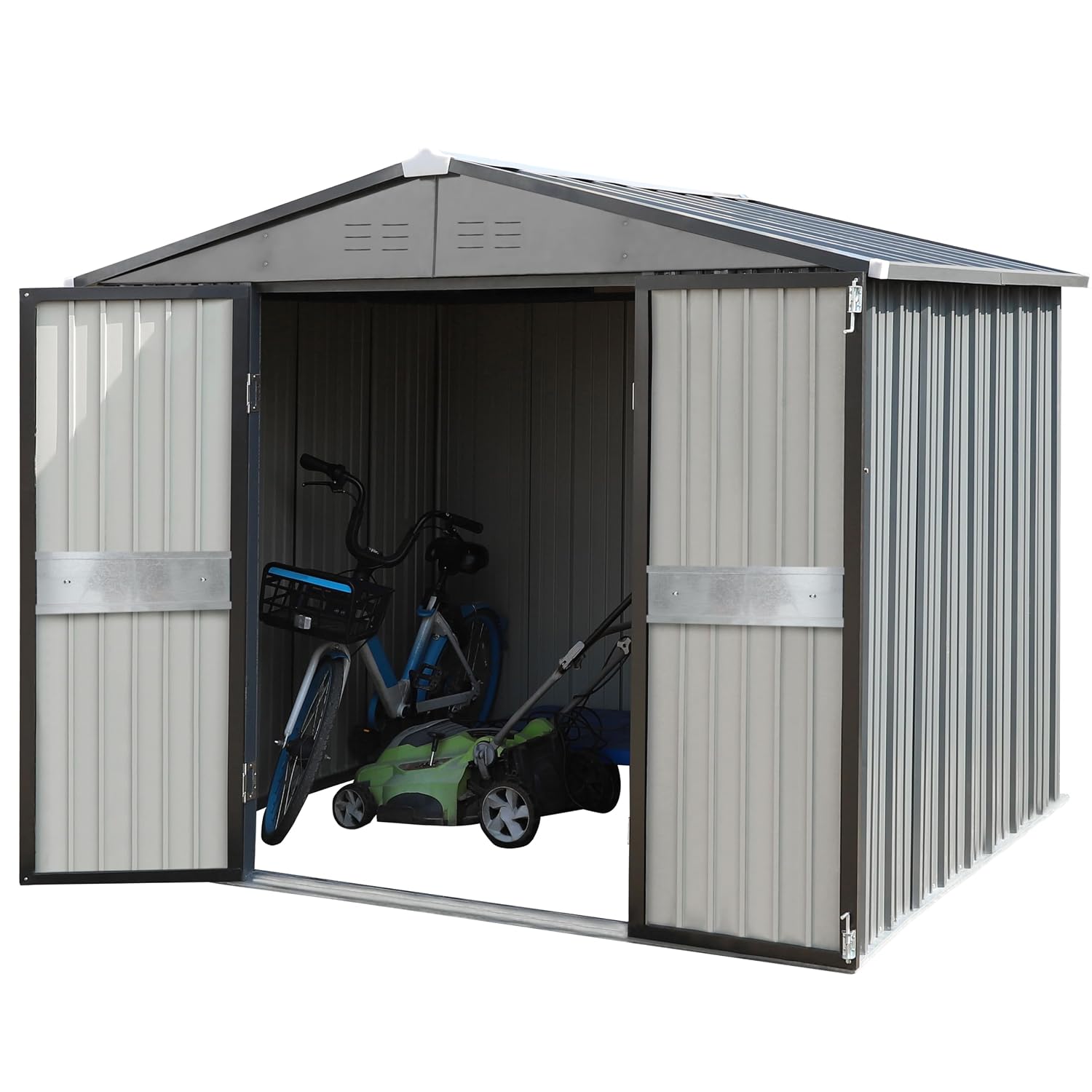 10' x 10' Outdoor Storage Shed - đánh giá và giá Gardening Tools In