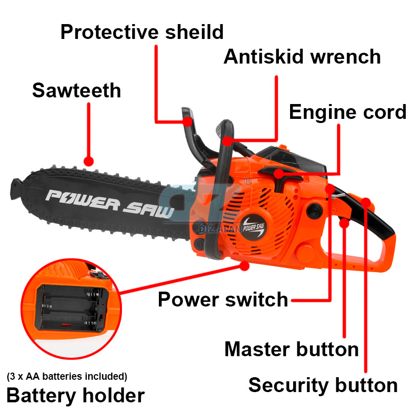 Kids Tools Power Chainsaws Ele - đánh giá và giá Gardening Tools Kids Set