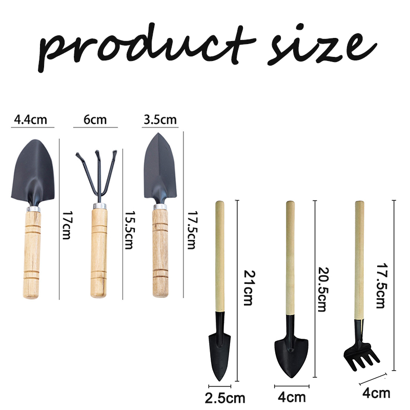 3Pcs Mini Gardening Tool Set w - đánh giá và giá Gardening Tools Shovel