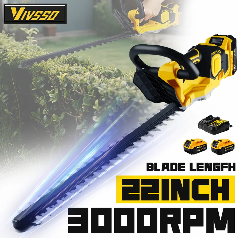 VIVSSO Cordless Electric Hedge - đánh giá và giá Gardening Tools And Equipment