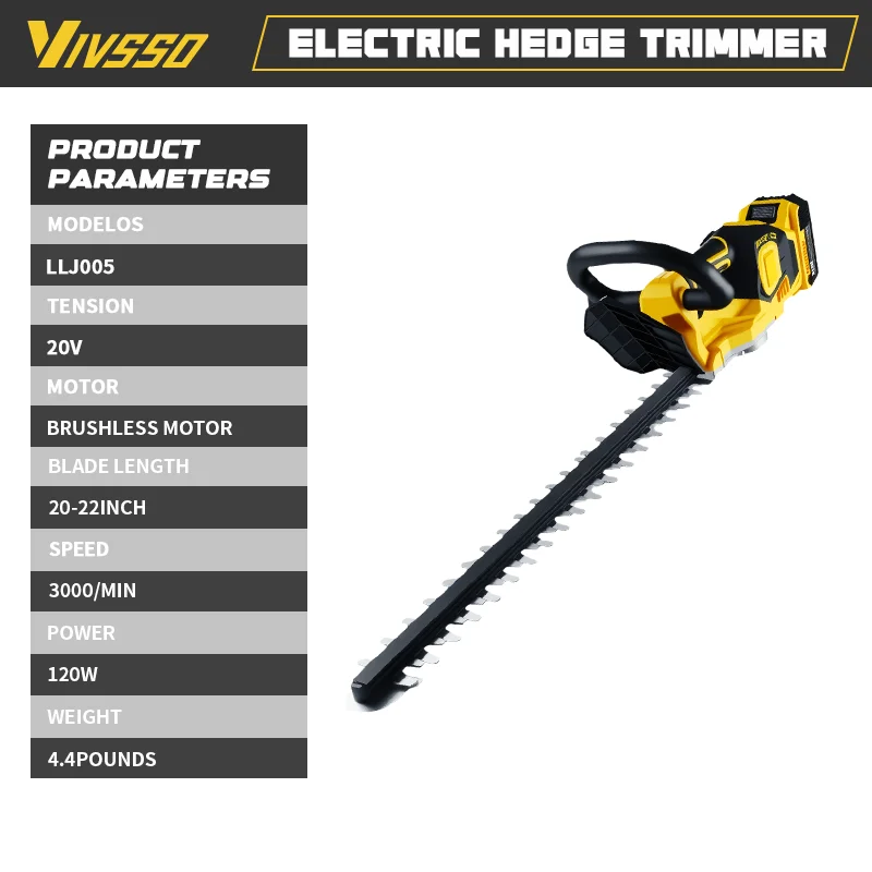 VIVSSO Cordless Electric Hedge - đánh giá và giá Gardening Tools And Equipment