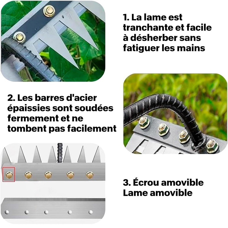 5/6/7/8 Teeth 1PCS Carbon Stee - đánh giá và giá Gardening Tools On Sale