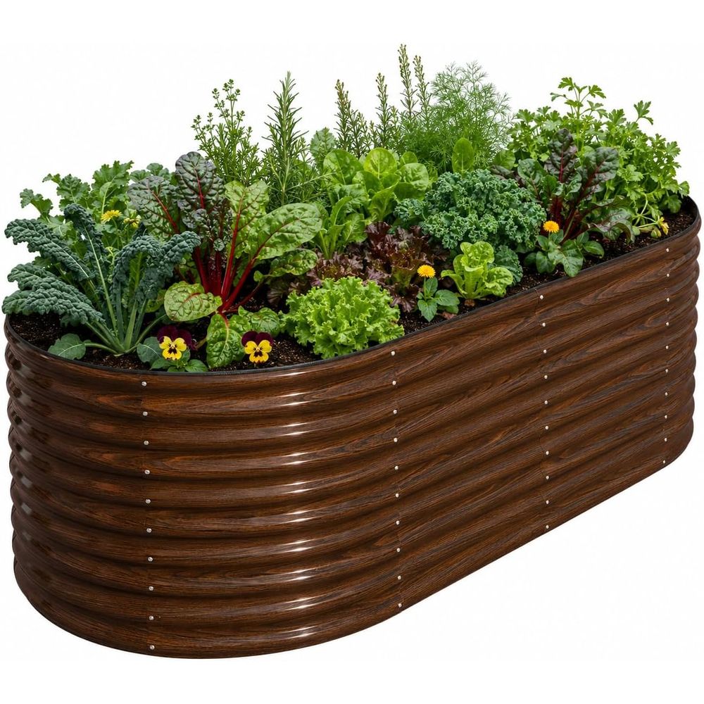 36 Tall Raised Garden Bed 8x4x - đánh giá và giá Raised Bed Planter Box