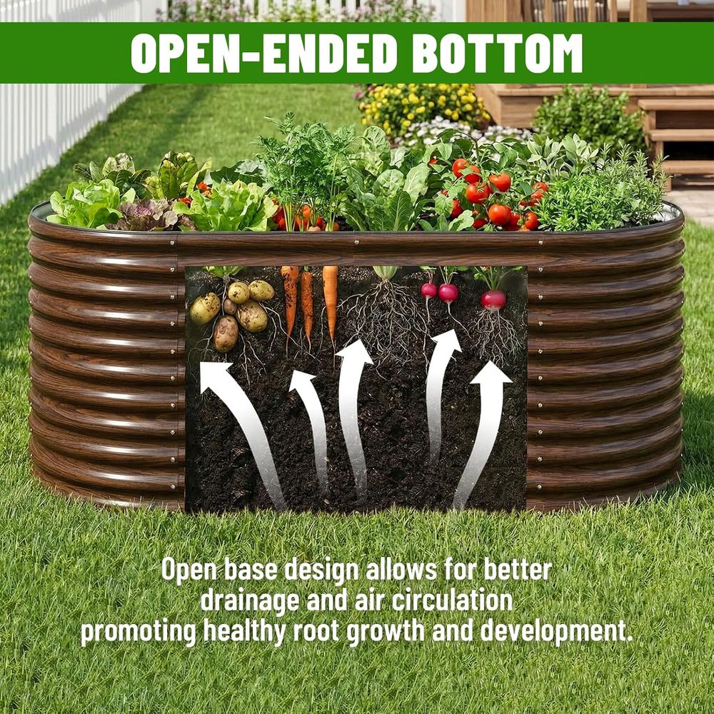 36 Tall Raised Garden Bed 8x4x - đánh giá và giá Raised Bed Planter Box