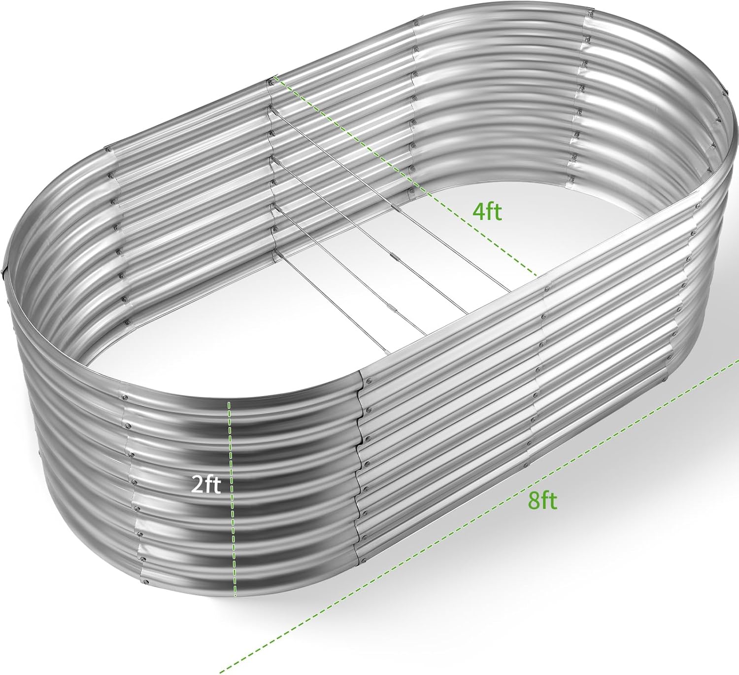 Galvanized Raised Garden Bed,  - đánh giá và giá Raised Bed Planter Box