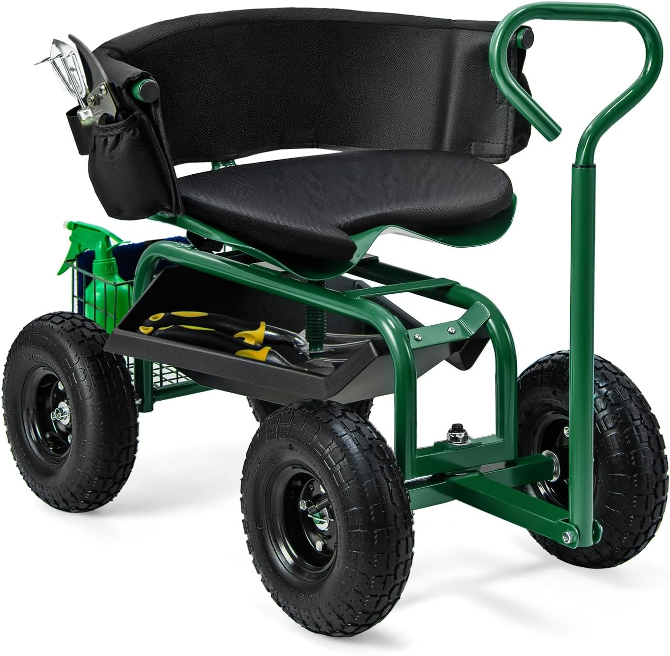 Rolling Gardening Seat with Wh - đánh giá và giá Gardening Tools For Seniors