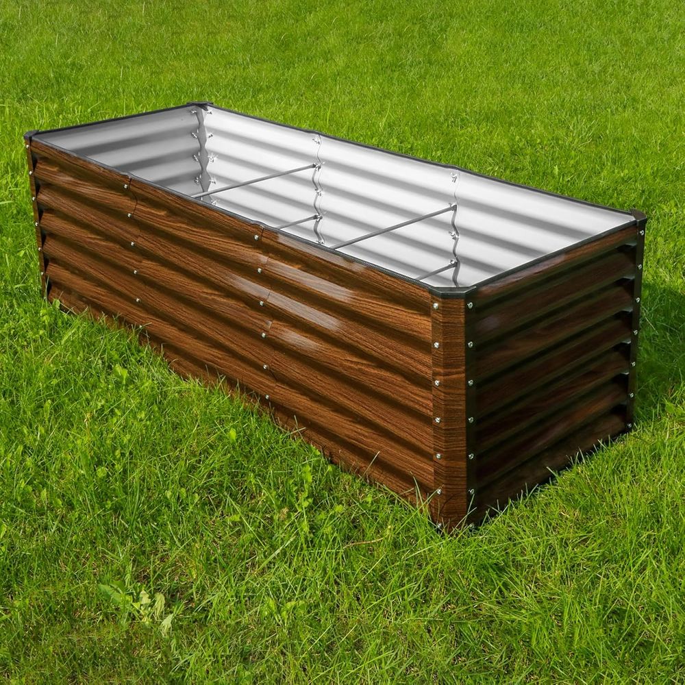 2-Pack 6x2x2T Galvanized Raise - đánh giá và giá Raised Bed Planter Box