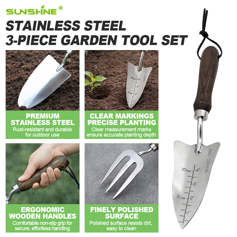 Custom Gardening Tools 3 Piece - đánh giá và giá Gardening Tools Shovel