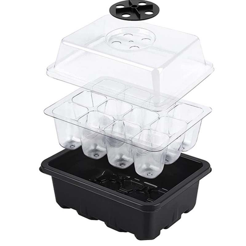 6/12 Holes Seed Starter Tray W - đánh giá và giá Propagation Tray Dome