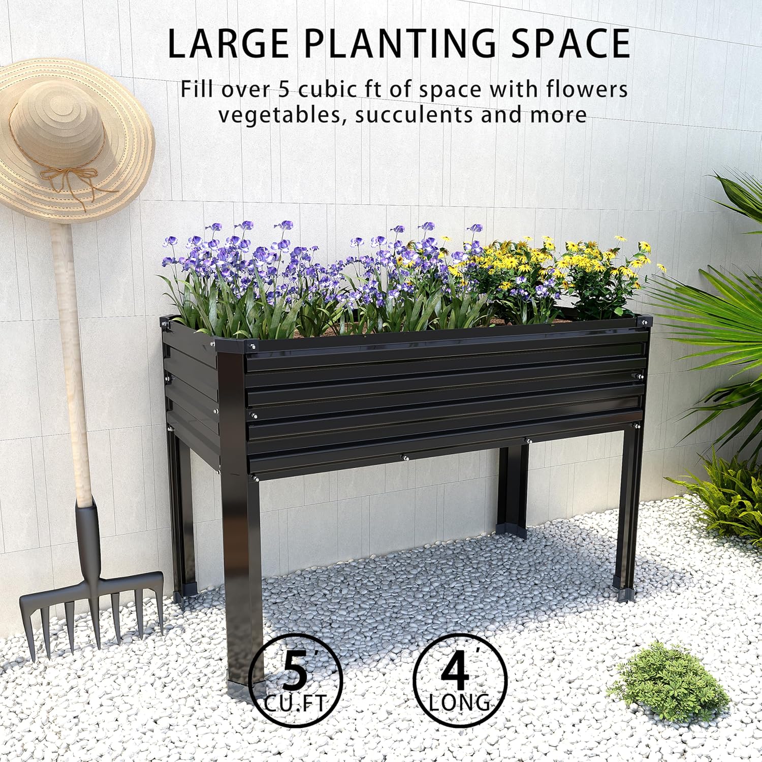 2PCS Galvanized Raised Garden  - đánh giá và giá Raised Bed Planter Box