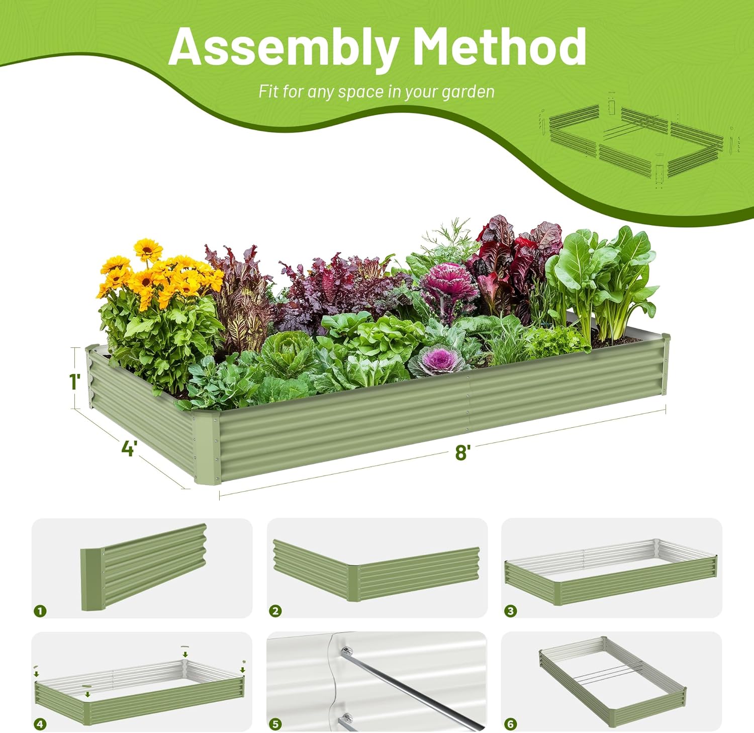 Outdoor Vegetable Gardening Me - đánh giá và giá Raised Bed Planter Box
