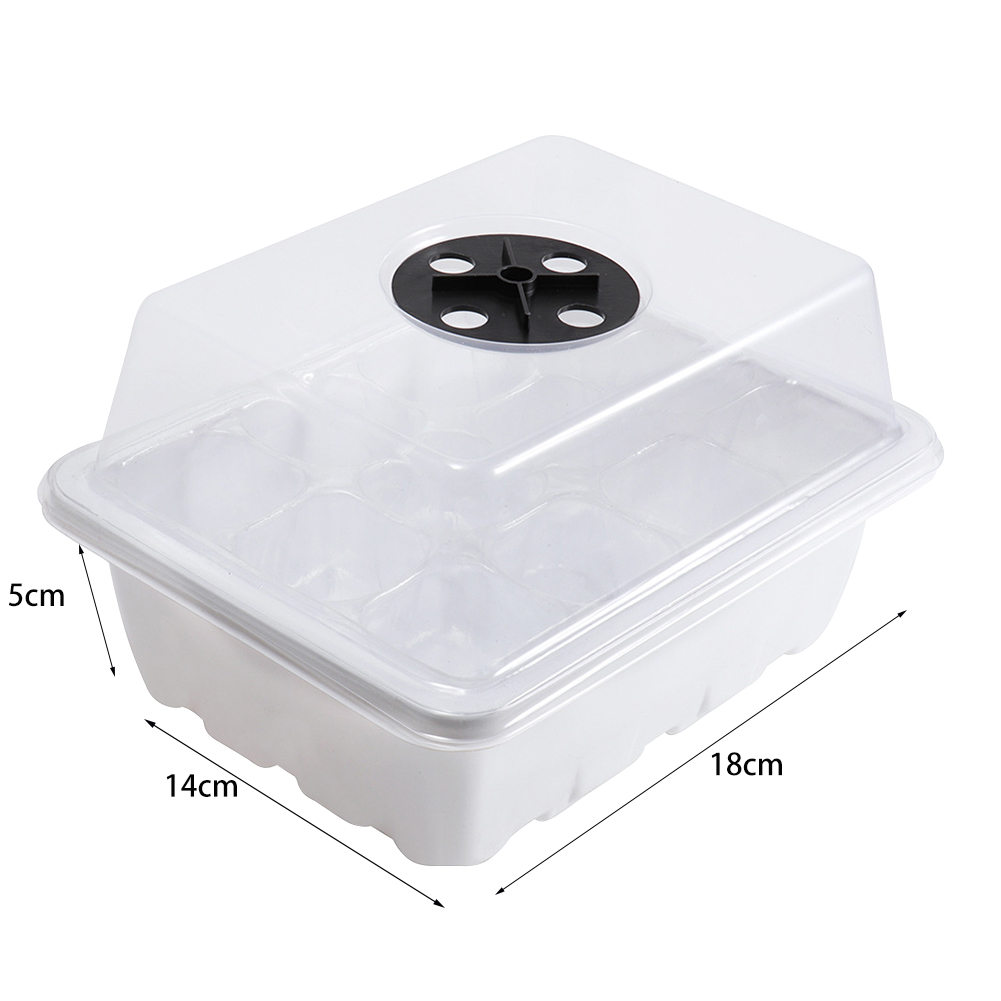 12 Holes Seed Starter Tray wit - đánh giá và giá Propagation Tray Dome