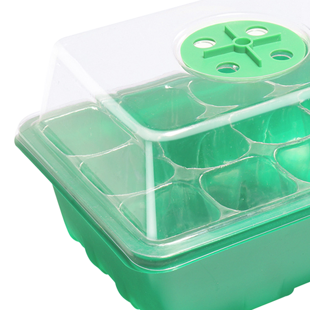 12 Holes Seed Starter Tray wit - đánh giá và giá Propagation Tray Dome