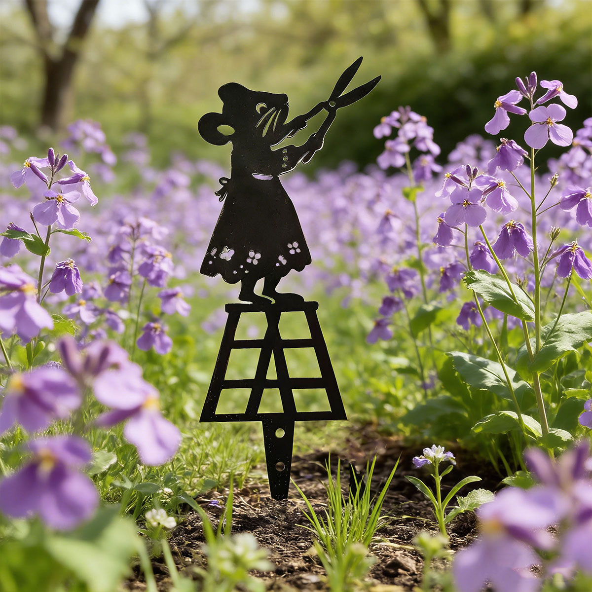 Black Silhouette Line Metal Ga - đánh giá và giá Gardening Tools Vegetables