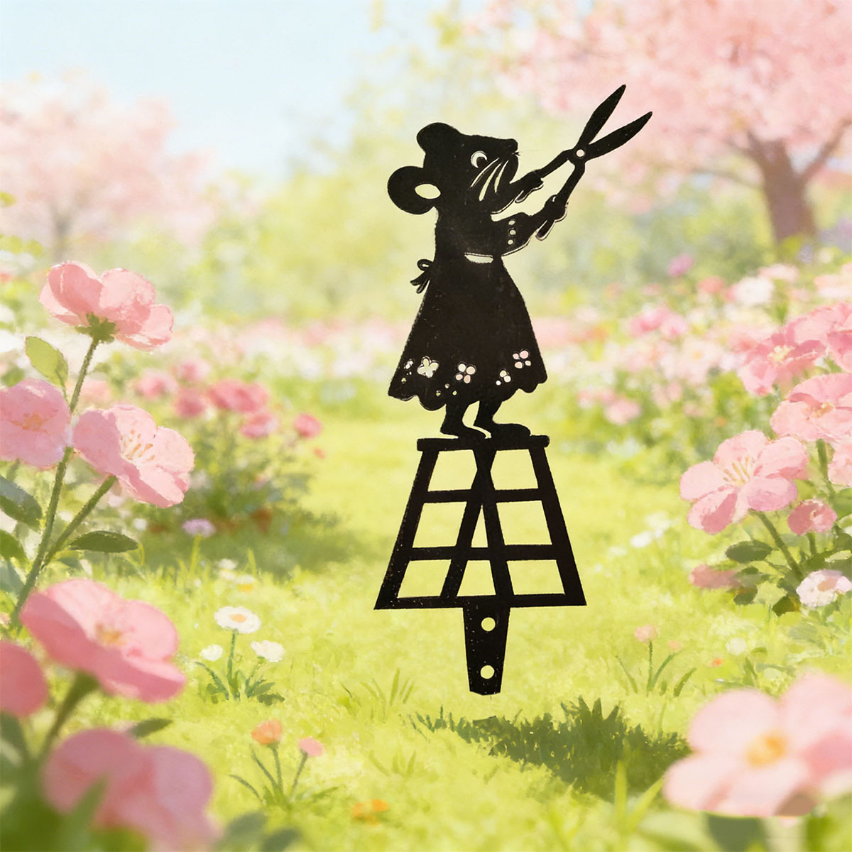 Black Silhouette Line Metal Ga - đánh giá và giá Gardening Tools Vegetables