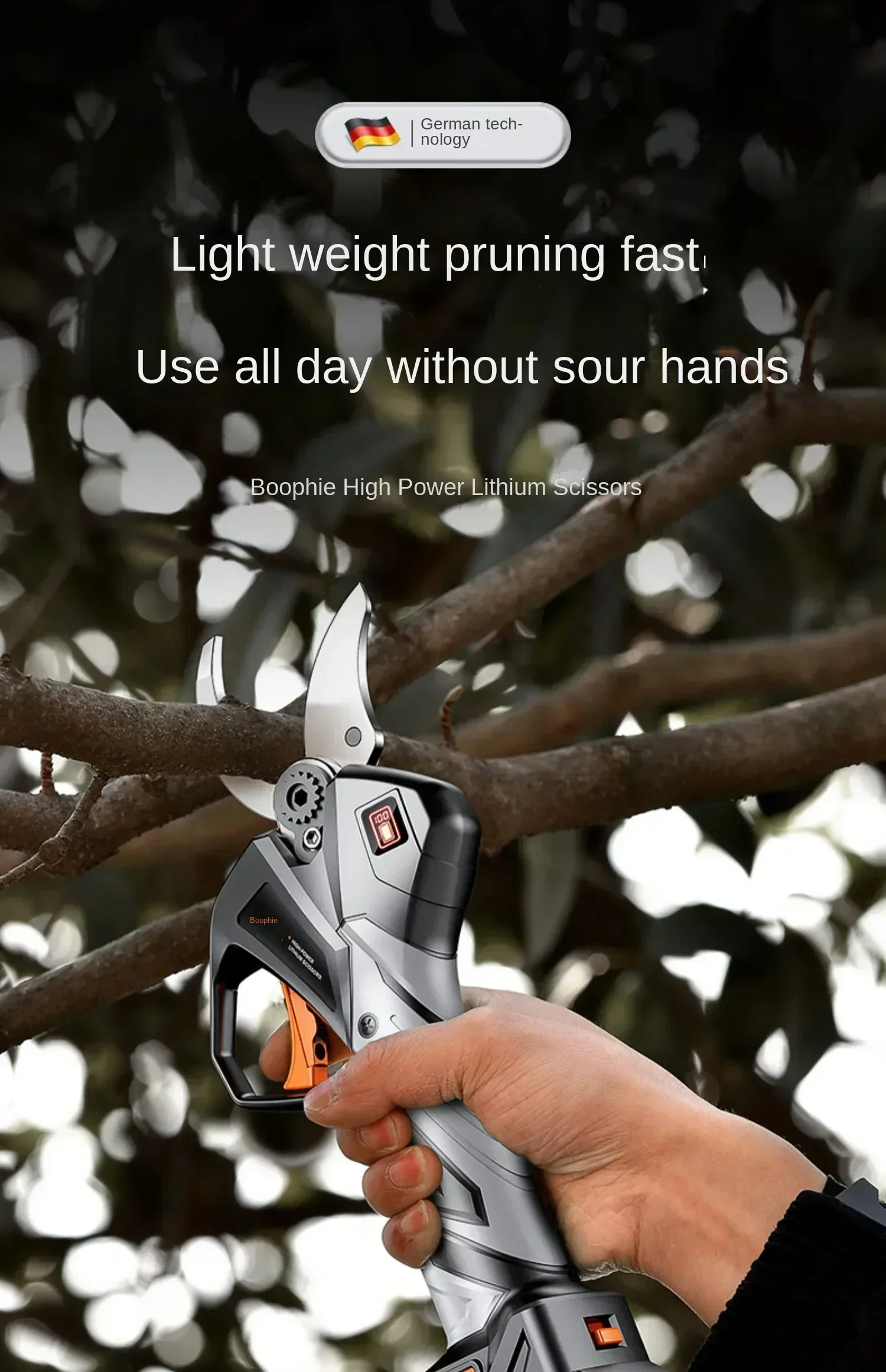 Electric Pruning Shears with I - đánh giá và giá Gardening Tools German