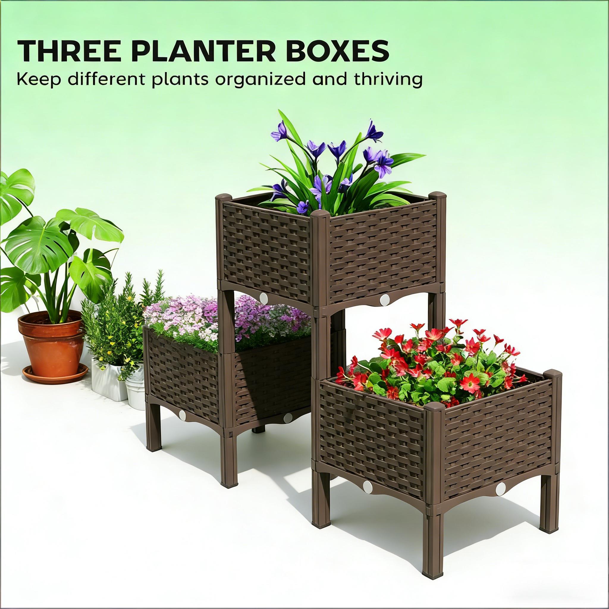 Elevated Planter Boxes,Raised  - đánh giá và giá Raised Bed Planter Box