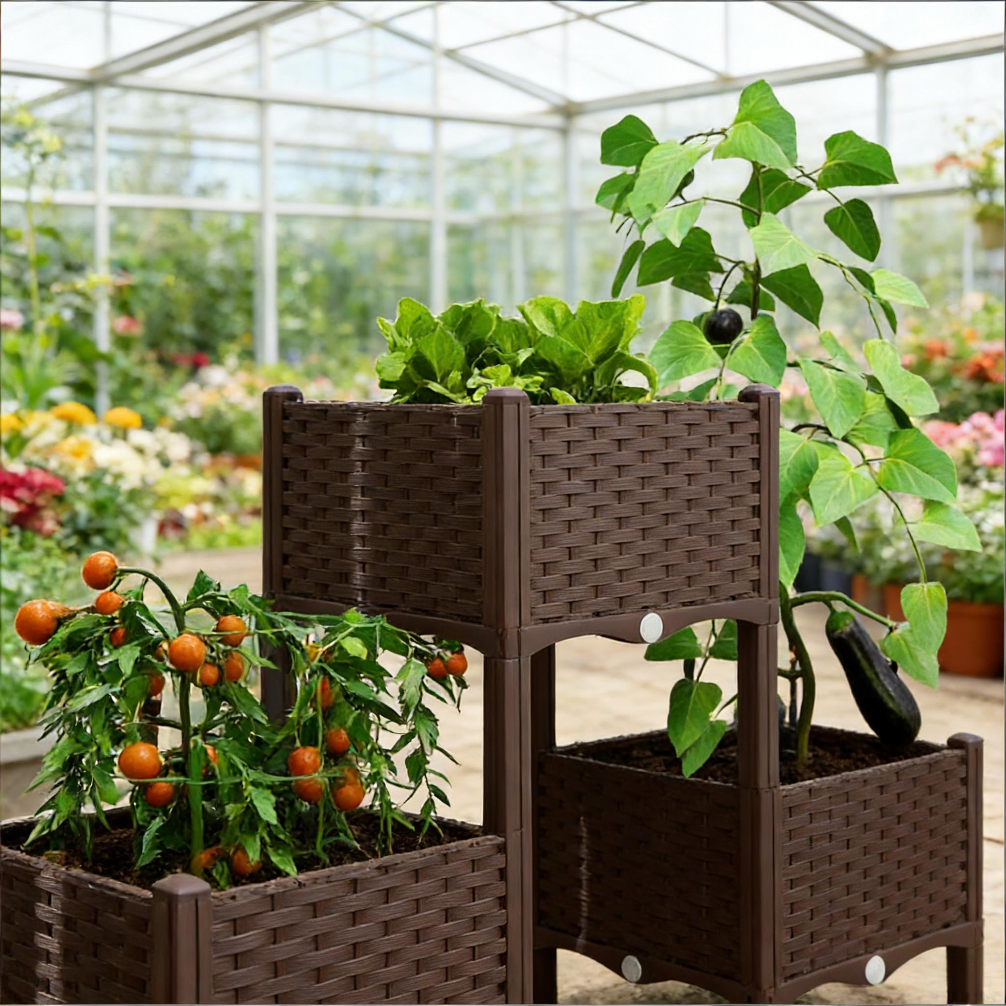 Elevated Planter Boxes,Raised  - đánh giá và giá Raised Bed Planter Box
