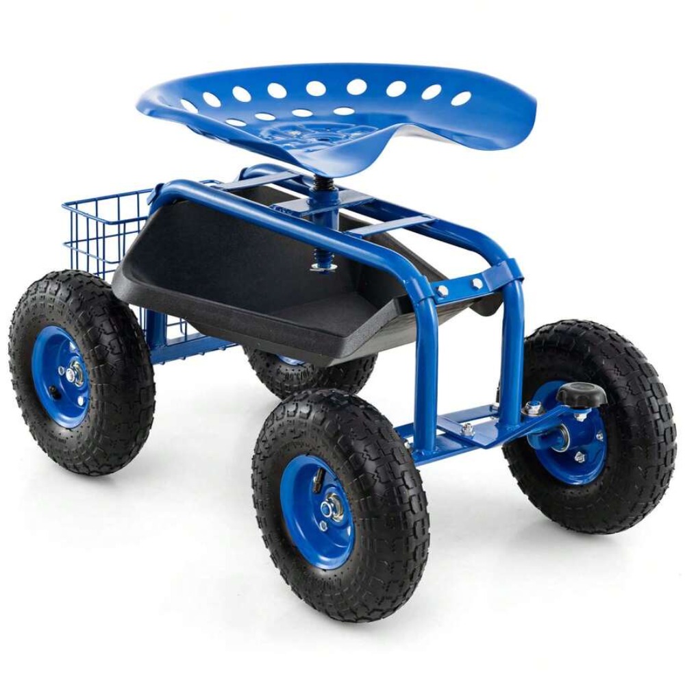 Garden Cart Rolling Work Seat  - đánh giá và giá Gardening Tools For Seniors