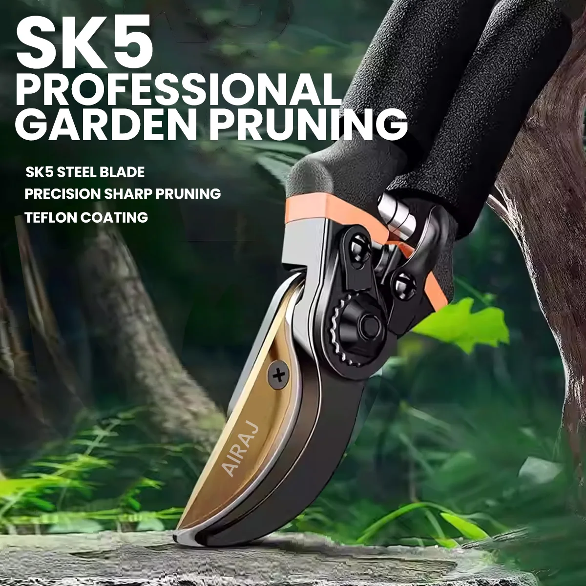 AIRAJ 8.5 Inch Pruner Shears S - đánh giá và giá Gardening Tools On Sale