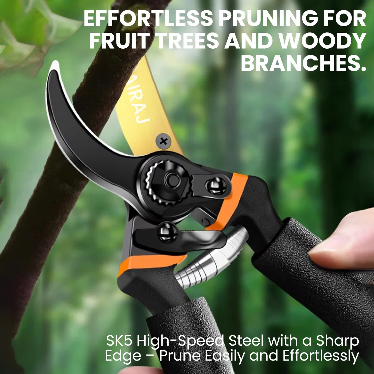 AIRAJ 8.5 Inch Pruner Shears S - đánh giá và giá Gardening Tools On Sale