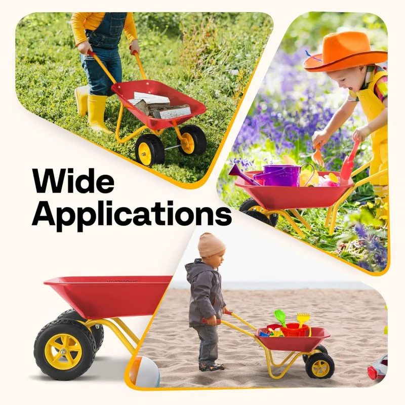 Kids Wheelbarrow Children Gard - đánh giá và giá Gardening Tools Kids Set