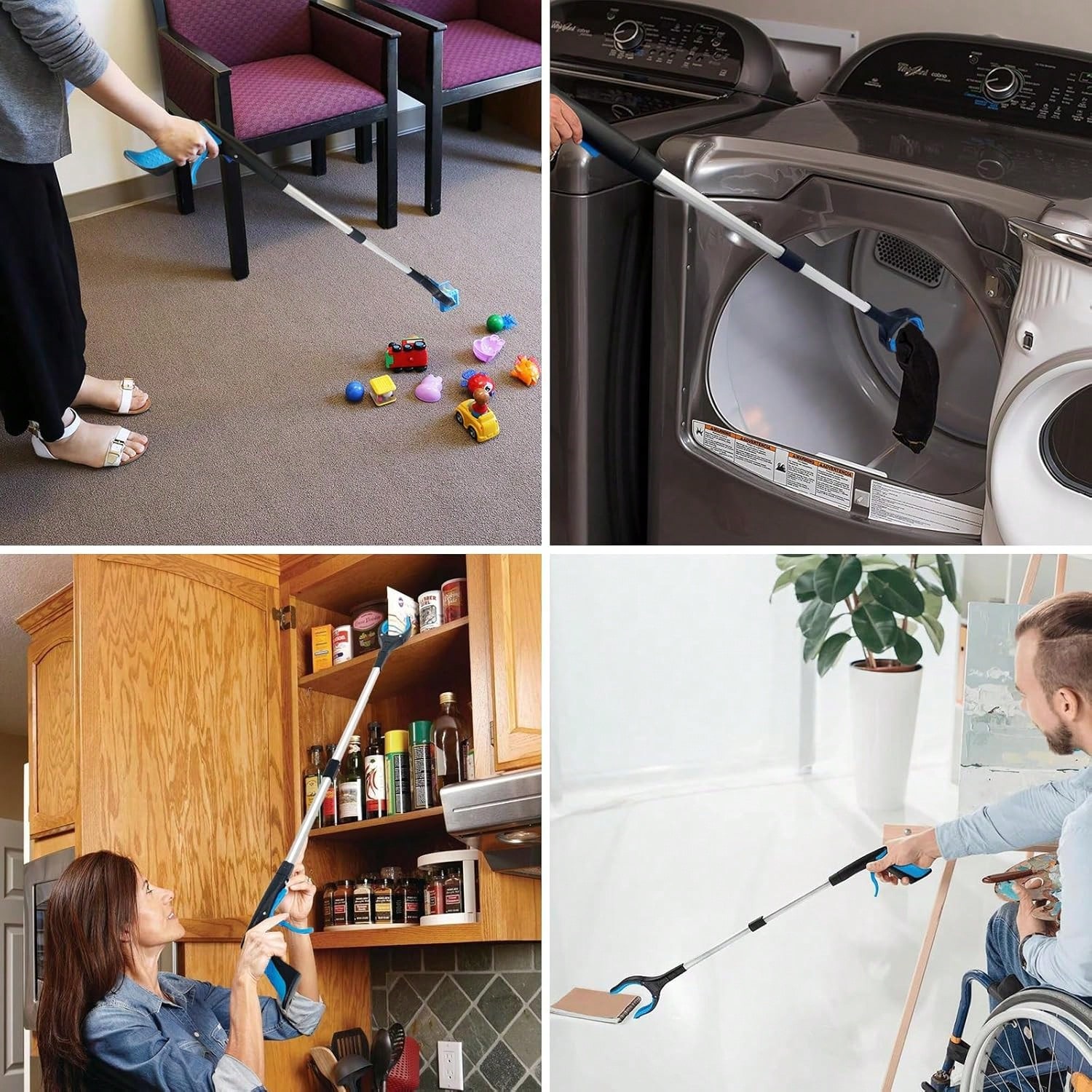 Foldable Grabber Reacher Tool  - đánh giá và giá Gardening Tools For Seniors